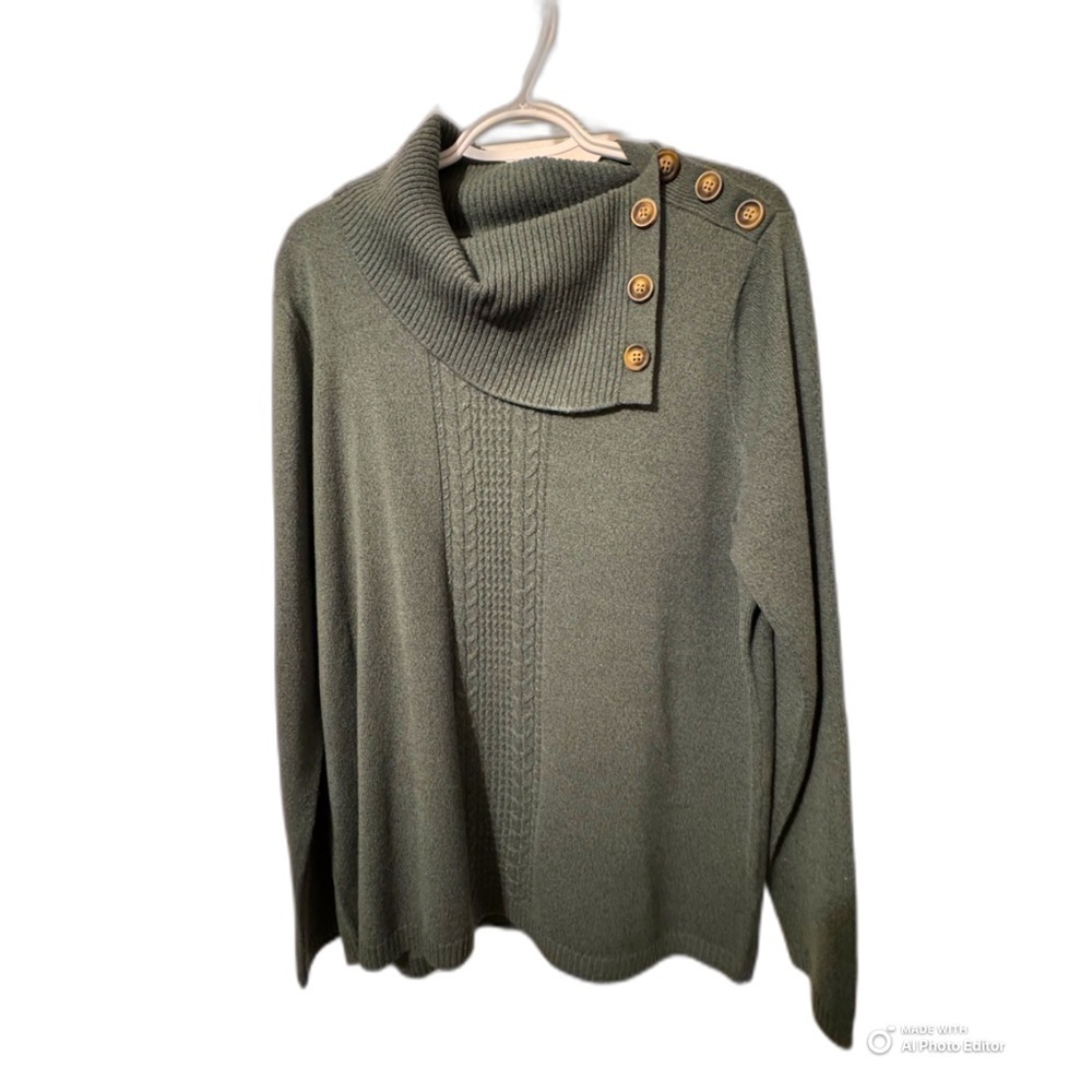 Green sweater